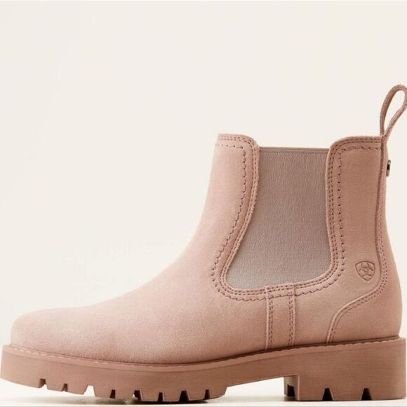Ariat Wexford Lug Chelsea Boots- Dusty Rose - Picture 5 of 13